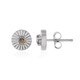Orecchini in argento con Diamante Champagne I3