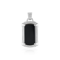 Ciondolo in argento con Onice Nero