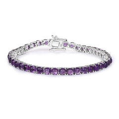 Bracciale in argento con Ametista