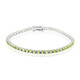 Bracciale in argento con Peridoto della Birmania