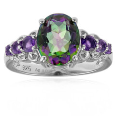 Anello in argento con Quarzo Mistico