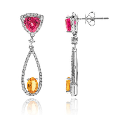 Orecchini in oro con Spinello Birmano (CIRARI)