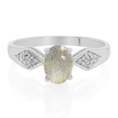 Anello in argento con Labradorite