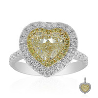 Anello in oro con Diamante Giallo SI2 (CIRARI)