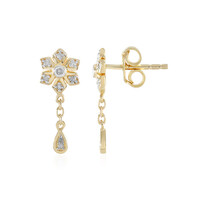 Orecchini in argento con Diamante I2 (I)