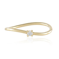 Anello in oro con Diamante IF (D)
