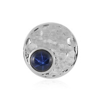 Ciondolo in argento con Zaffiro Stellato Blu