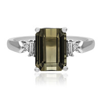 Anello in oro con Tormalina Neon del Congo (CIRARI)