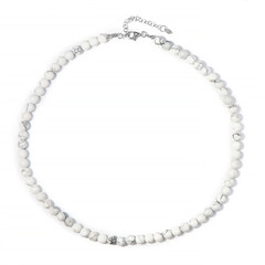 Collana in argento con Howlite