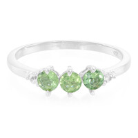 Anello in argento con Apatite Russa