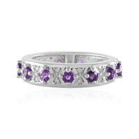 Anello in argento con Ametista