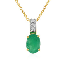 Collana in argento con Smeraldo Socoto