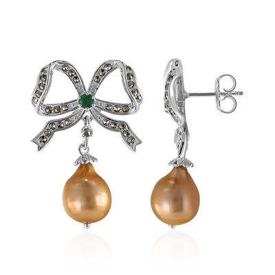 Orecchini in argento con Perla di Acqua Dolce (Annette classic)
