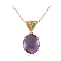 Collana in argento con Ametista Boliviana