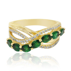 Anello in oro con Tsavorite