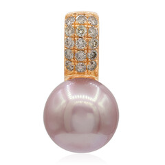 Ciondolo in oro con Perla Ming Rosa (TPC)