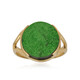 Anello in argento con Uvarovite