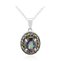 Collana in argento con Quarzo Mistico