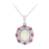 Collana in argento con Opale di Welo