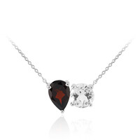 Collana in argento con Granato