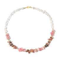 Collana in argento con Quarzo Bianco