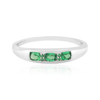 Anello in argento con Tsavorite