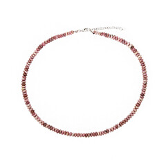 Collana in argento con Rodocrosite