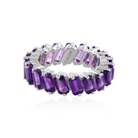 Anello in argento con Ametista Siberiana