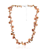 Collana in argento con Perla Keshi (TPC)