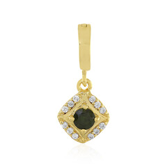Ciondolo in argento con Zircone Ceylon Verde