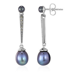 Orecchini in argento con Perla di Acqua Dolce (TPC)