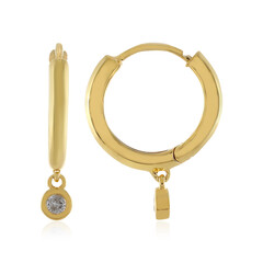 Orecchini in argento con Diamante I4 (J)