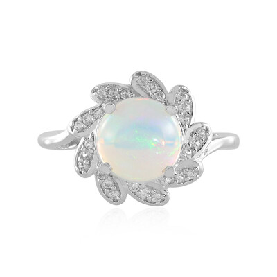Anello in argento con Opale di Welo