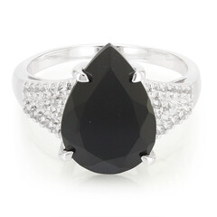 Anello in argento con Spinello Nero