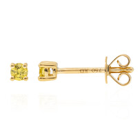 Orecchini in oro con Diamante Giallo SI2