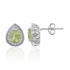 Orecchini in argento con Peridoto