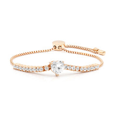 Bracciale in argento con Topazio Bianco