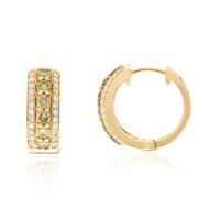 Orecchini in oro con Diamante Giallo SI2 (CIRARI)