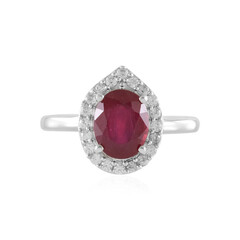 Anello in argento con Rubino Bemainty