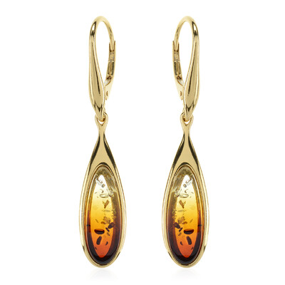 Orecchini in argento con Ambra Baltica (dagen)