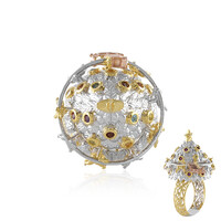 Anello in argento con Ametista (Gems en Vogue)