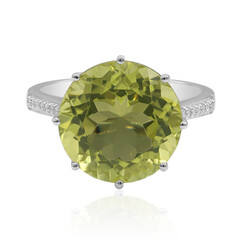 Anello in argento con Quarzo Ouro Verde (Tenner Diniz)