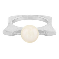 Anello in argento con Perla di Acqua Dolce