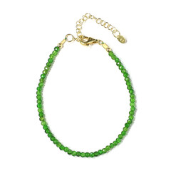 Bracciale in argento con Diopside Russo