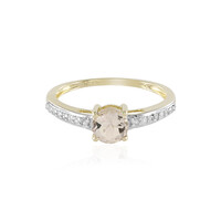 Anello in oro con Morganite del Madagascar