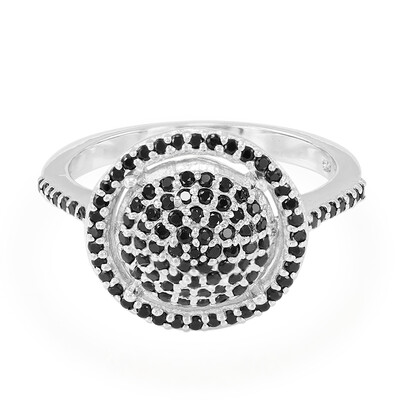 Anello in argento con Spinello Nero