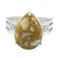 Anello in argento con Quarzo Dinosauro