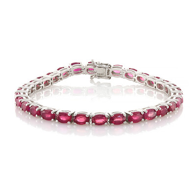 Bracciale in argento con Rubino del Madagascar