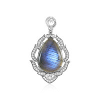 Ciondolo in argento con Labradorite