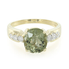 Anello in oro con Tormalina Cuprian